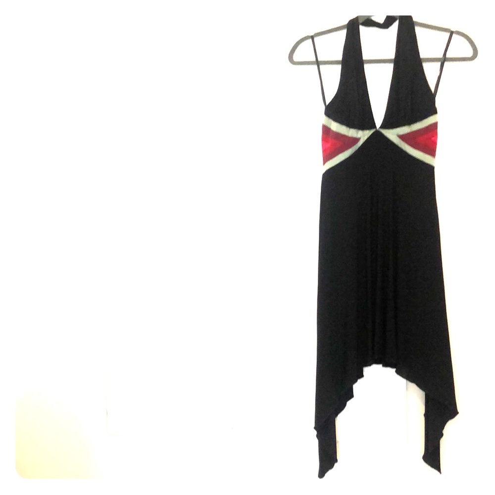 Halter style scarf dress from Bebe